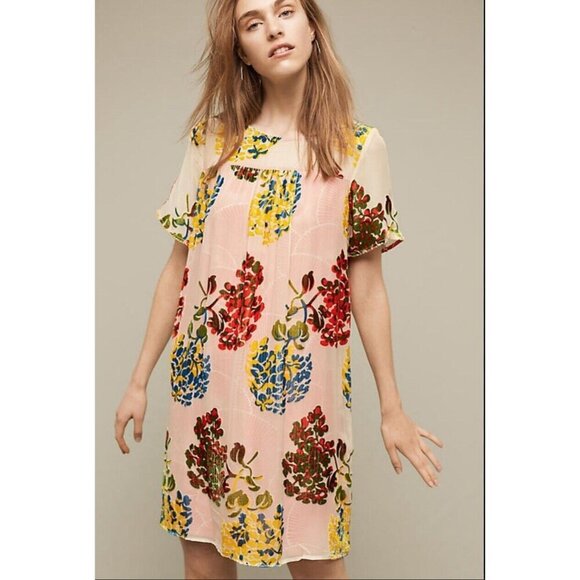 Maeve Colorful Floral Mini Dress - Picture 3 of 11